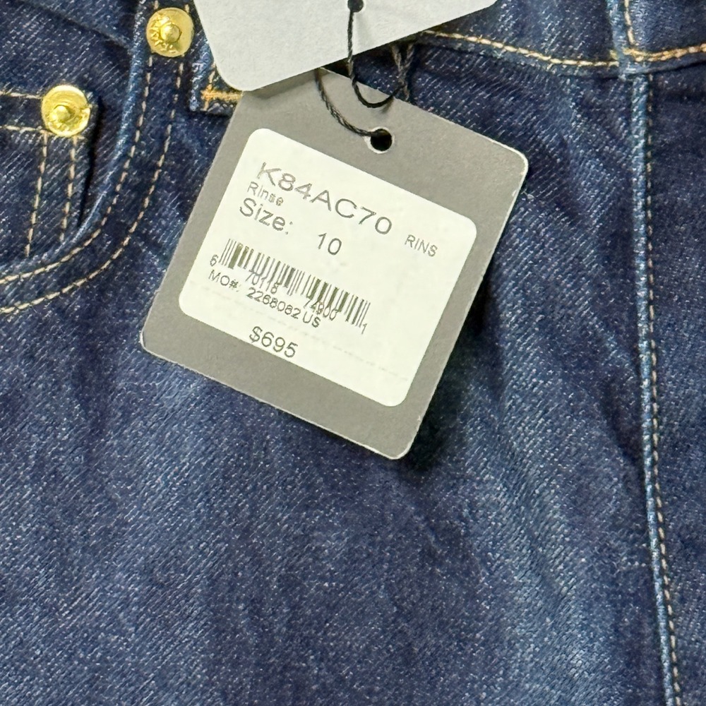 St John Paseo Jeans Womens 10 NWT Dark Indigo Wide Leg K84AC70 $695 USA Luxury - Picture 3 of 14